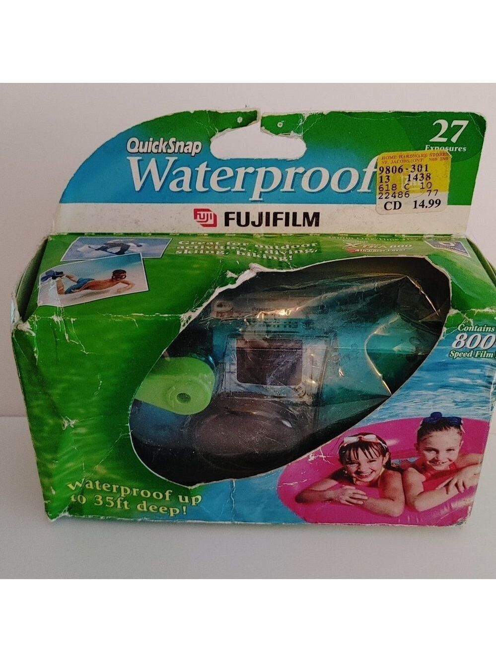 FUJIFILM Quick Snap Waterproof Camera Underwater Camera 800 speed film
